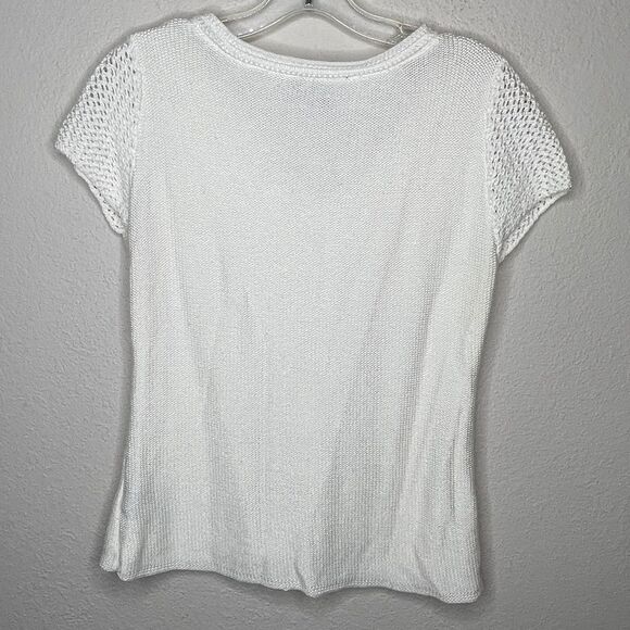 AB Studio Short Sleeve Sweater - Picture 2 of 7
